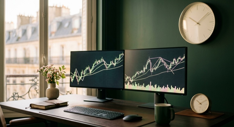 Les Horaires des Marchés Futures pour les Traders Français — image éditoriale TickWise