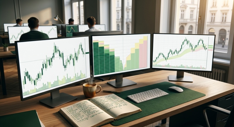 Stratégies de Trading Futures pour Comptes Financés — image éditoriale TickWise