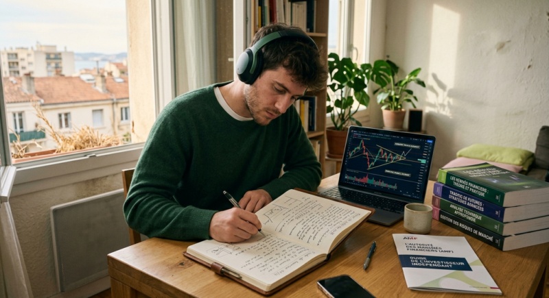 Se Former au Trading de Futures en France : Ressources Gratuites — image éditoriale TickWise