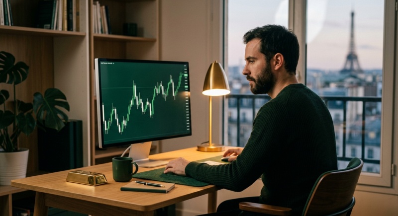 📝 Comment Trader le Gold Futures (GC) depuis l'Europe — image éditoriale TickWise