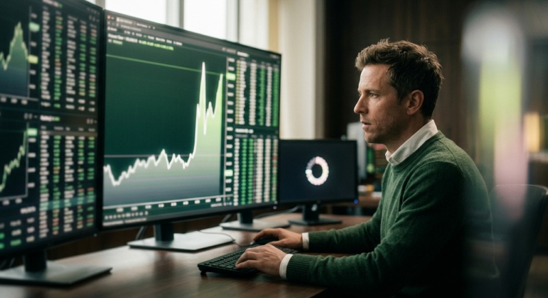 Trader les News Économiques en Futures : Calendrier et Méthode — image éditoriale TickWise