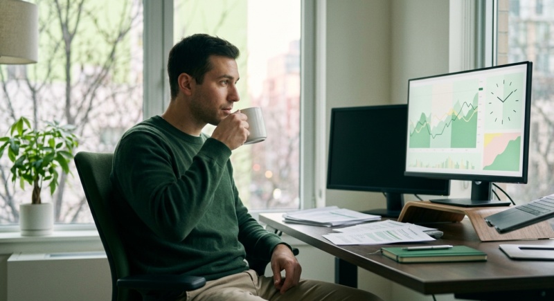 Routine Matinale du Trader Financé : Se Préparer pour les Marchés US — image éditoriale TickWise