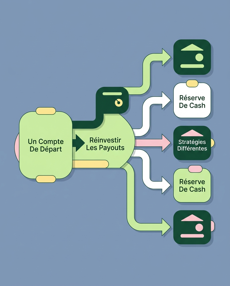 Comment Passer de 1 à 5 Comptes Financés : Stratégie de Scaling — concept clé