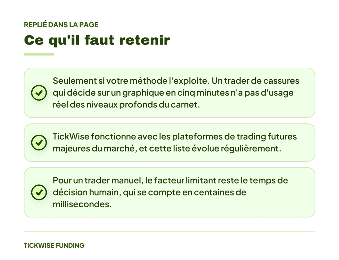 Tradovate ou Rithmic : Quel Flux de Données Choisir ? — Ce qu'il faut retenir