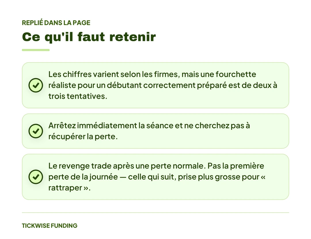 Les Erreurs de Débutant en Prop Trading : 10 Pièges à Éviter — Ce qu'il faut retenir