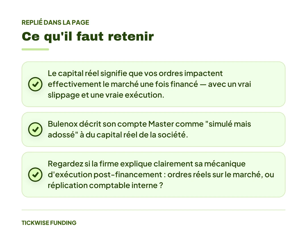 TickWise vs Bulenox : Pourquoi le Capital Réel Compte — Ce qu'il faut retenir